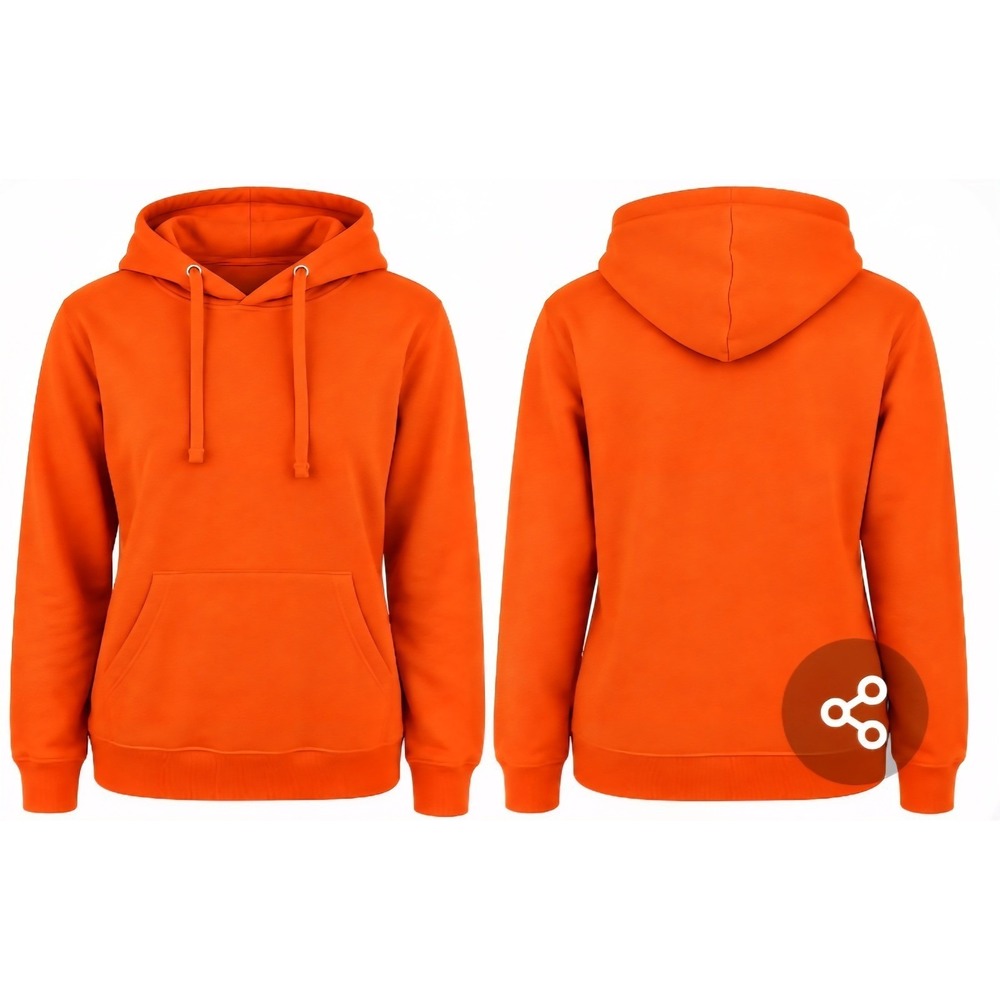 Basic Pullover Hoodie Sweatshirt Size Large| Orange NWT